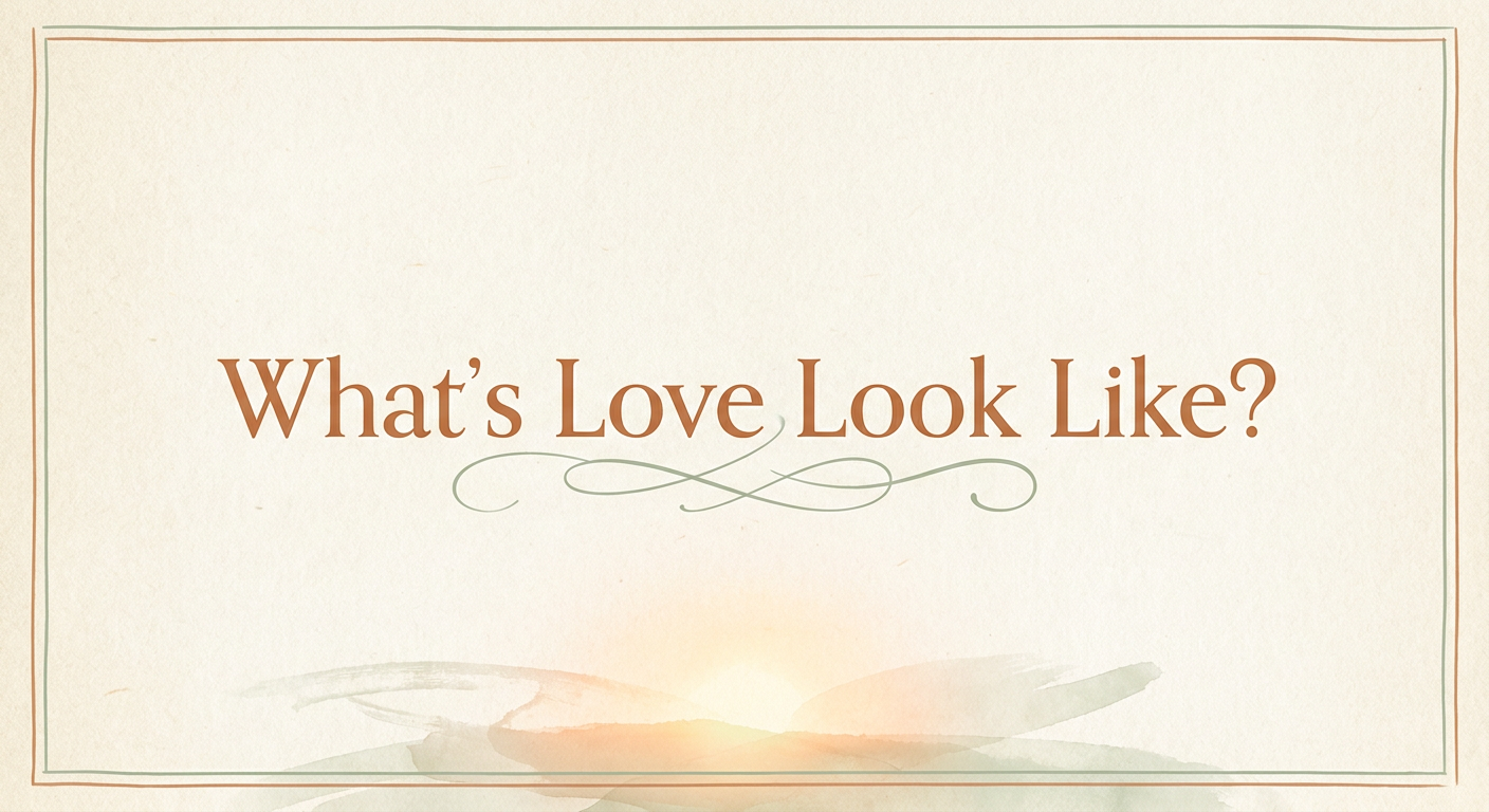 What’s Love Look Like? - Living as Imitators