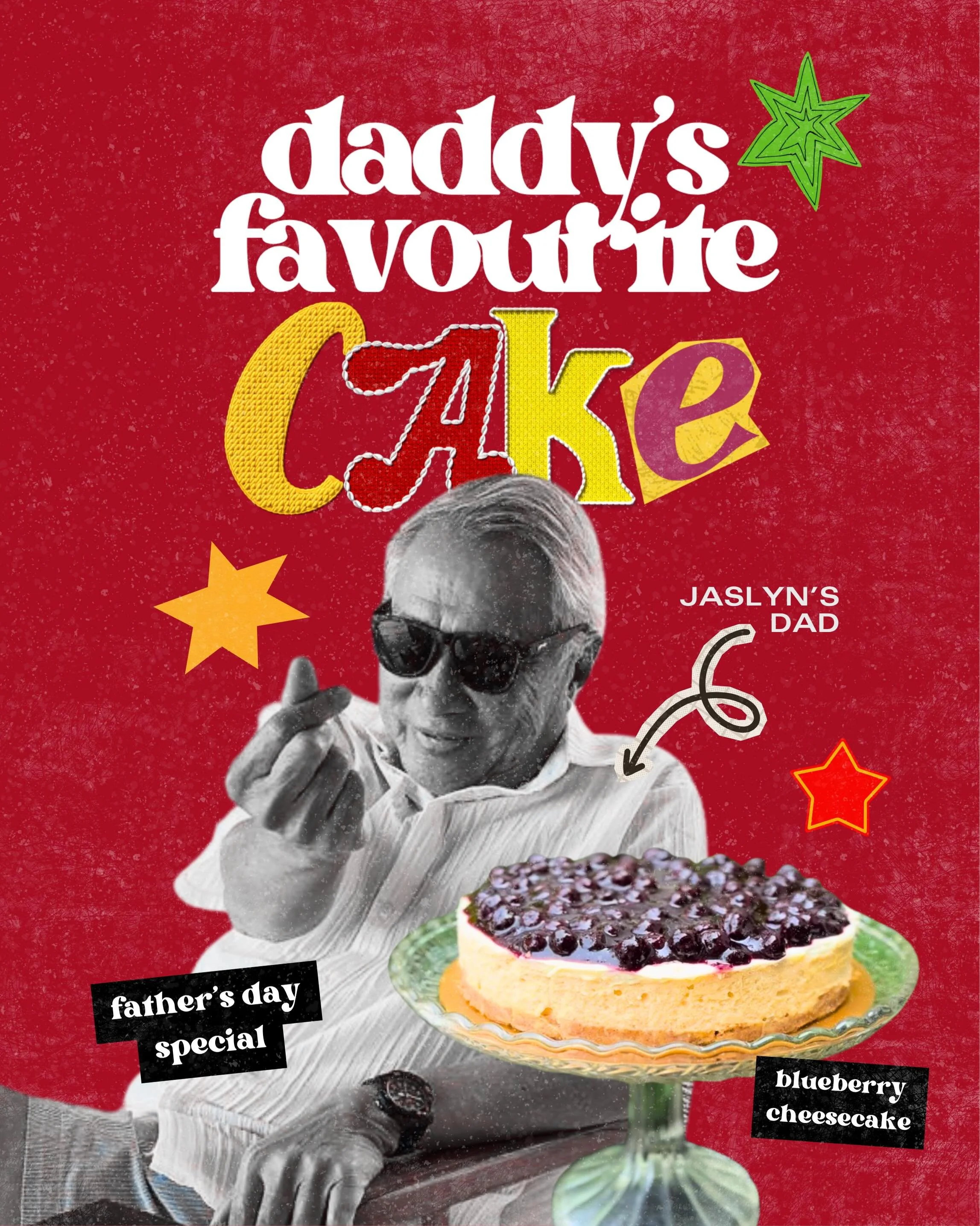 ⏰❤️ FATHER&rsquo;S DAY SPECIAL! Orders open this weekend, first collection on 15 June.

Introducing *DADDY&rsquo;S FAVOURITE CAKE* our limited-edition seasonal Blueberry Cheesecake, inspired by our founder&rsquo;s father&rsquo;s all-time favourite de