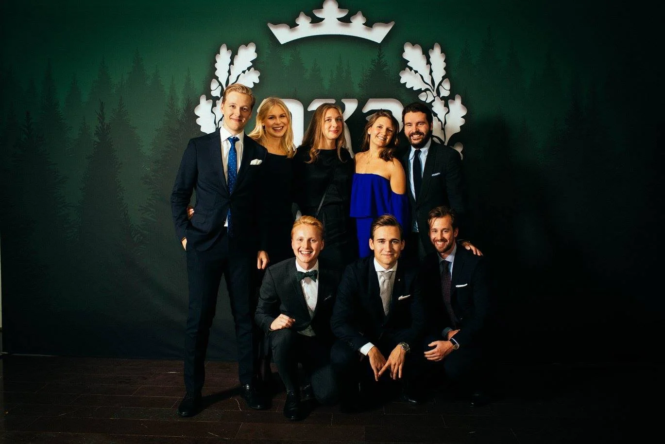 The lineup of Möller & Partners for the evening