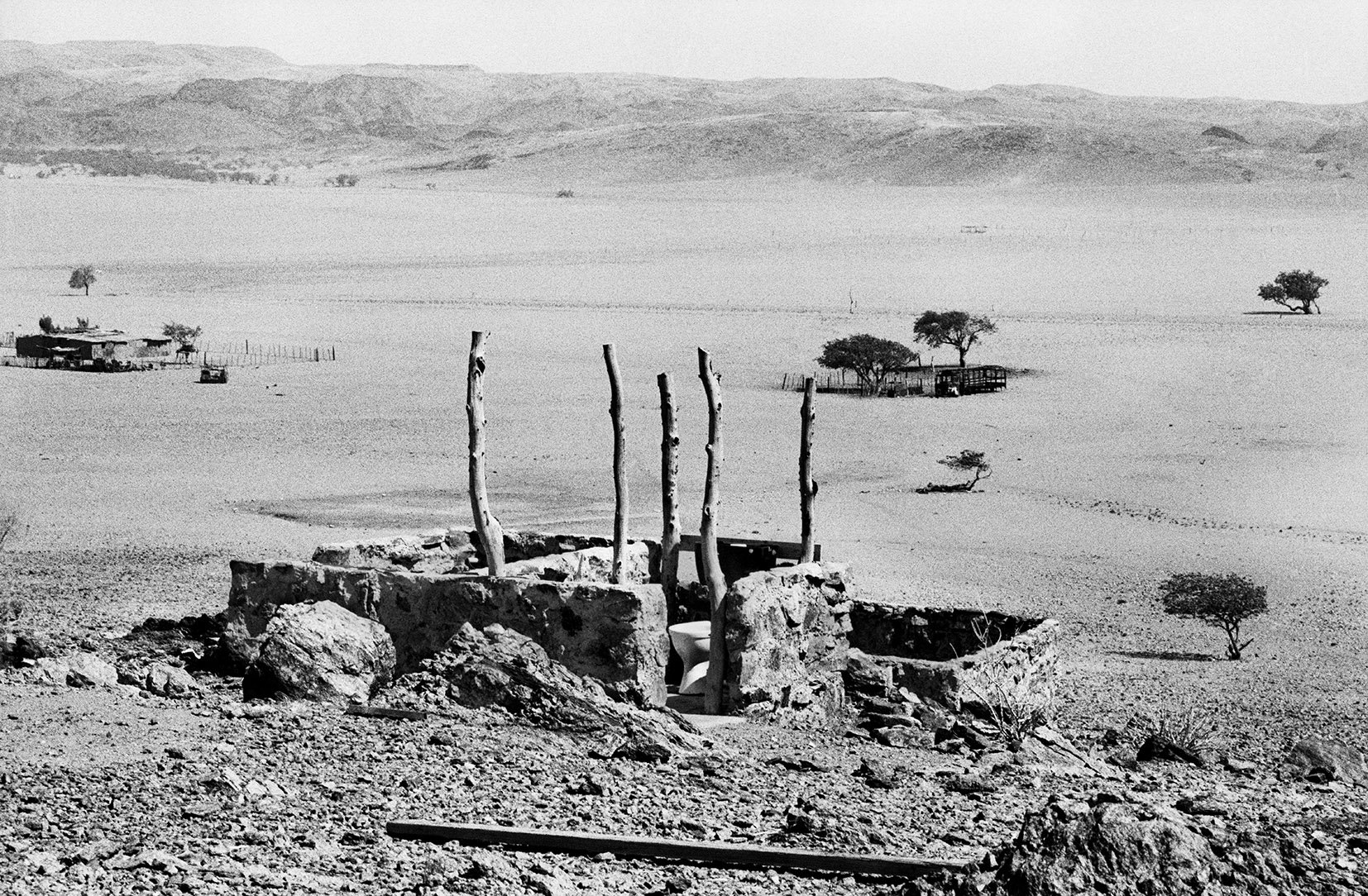  Out-house of a soft-drink and beer stall, Namibia/ 1999 