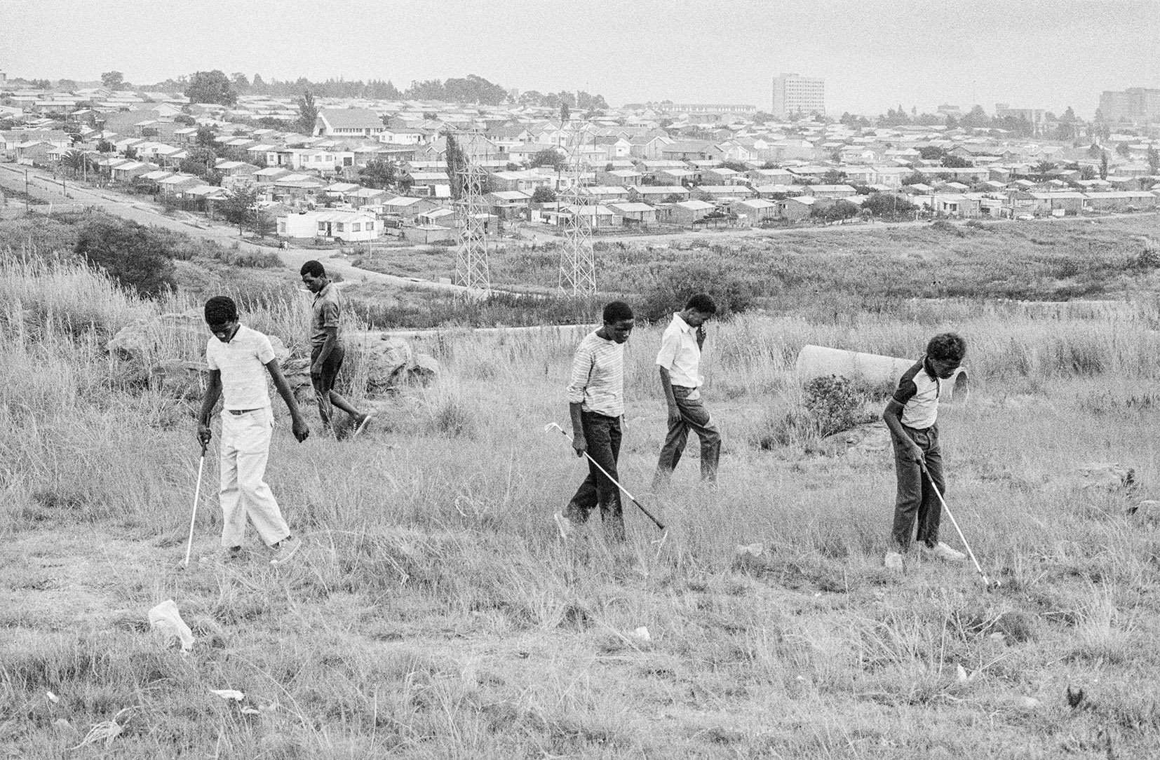  Fairways, golf in Zone 6, Diepkloof, Soweto/ c.1987 