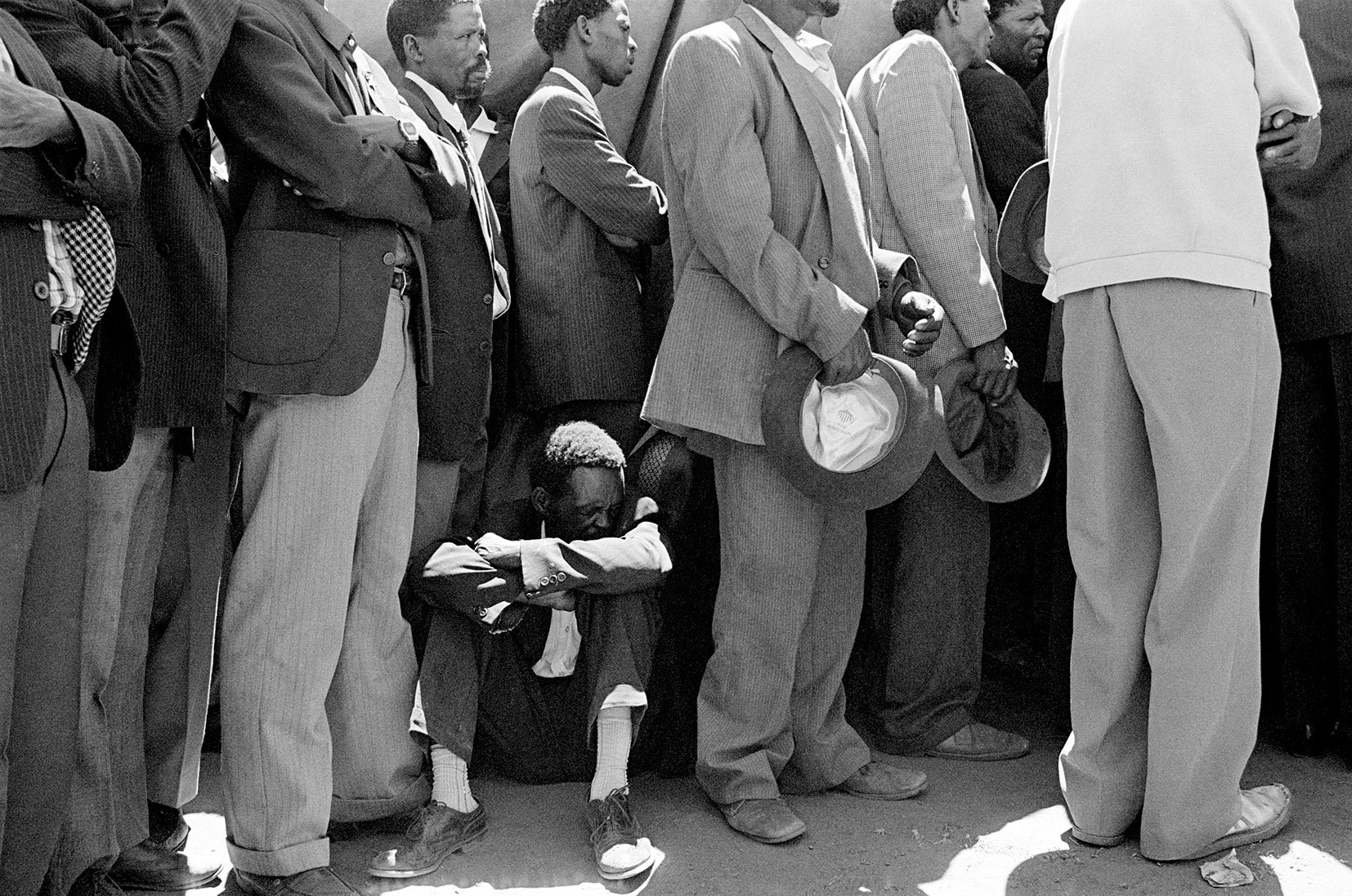  Miriam Maine’s funeral, Vaalrand Farm, Bloemhof/ c.1990 