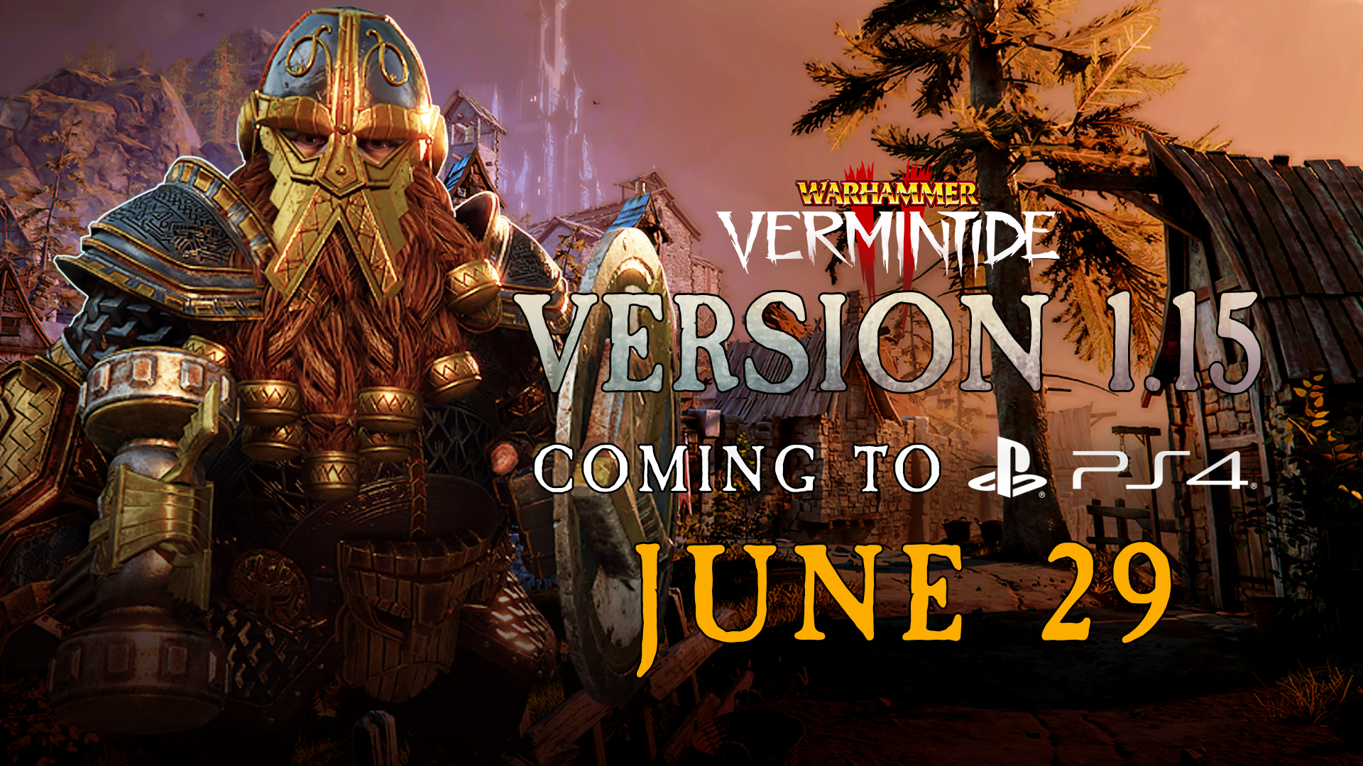 Version 1.15 coming to PlayStation 4 on June 29