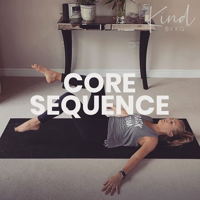 CORE BLIMEY🔥! I love this core sequence. Just 5 moves, no equipment and guaranteed burn 👌🏻.
&mdash;
1. Toe taps
⁣2. Dead bug
⁣3. Reverse crunch to leg lower
⁣4. Frog press
⁣5. ⁣Criss-cross
⁣⁣⁣&mdash;
⁣⁣Try 45 - 60 seconds on each move and aim for 