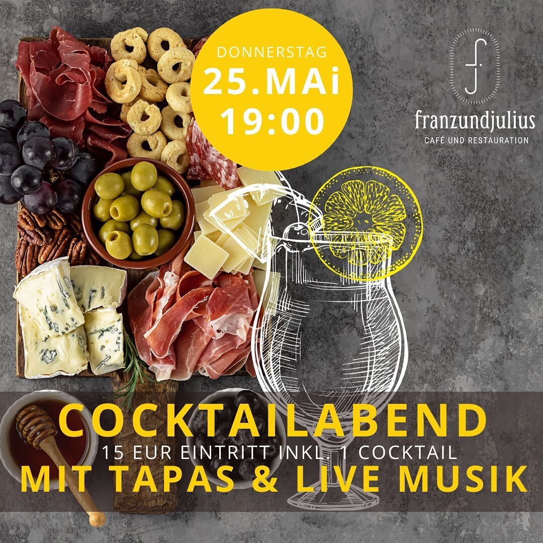 Vamos amigos! Am 25. Mai Live Musik mit @taylorharold zu k&ouml;stlichen Cocktails von Lisa. Wir freuen uns auf Euch! 
🇪🇸#cocktails #tapas #nibelungenviertel #endlichschanigarten #livemusicians