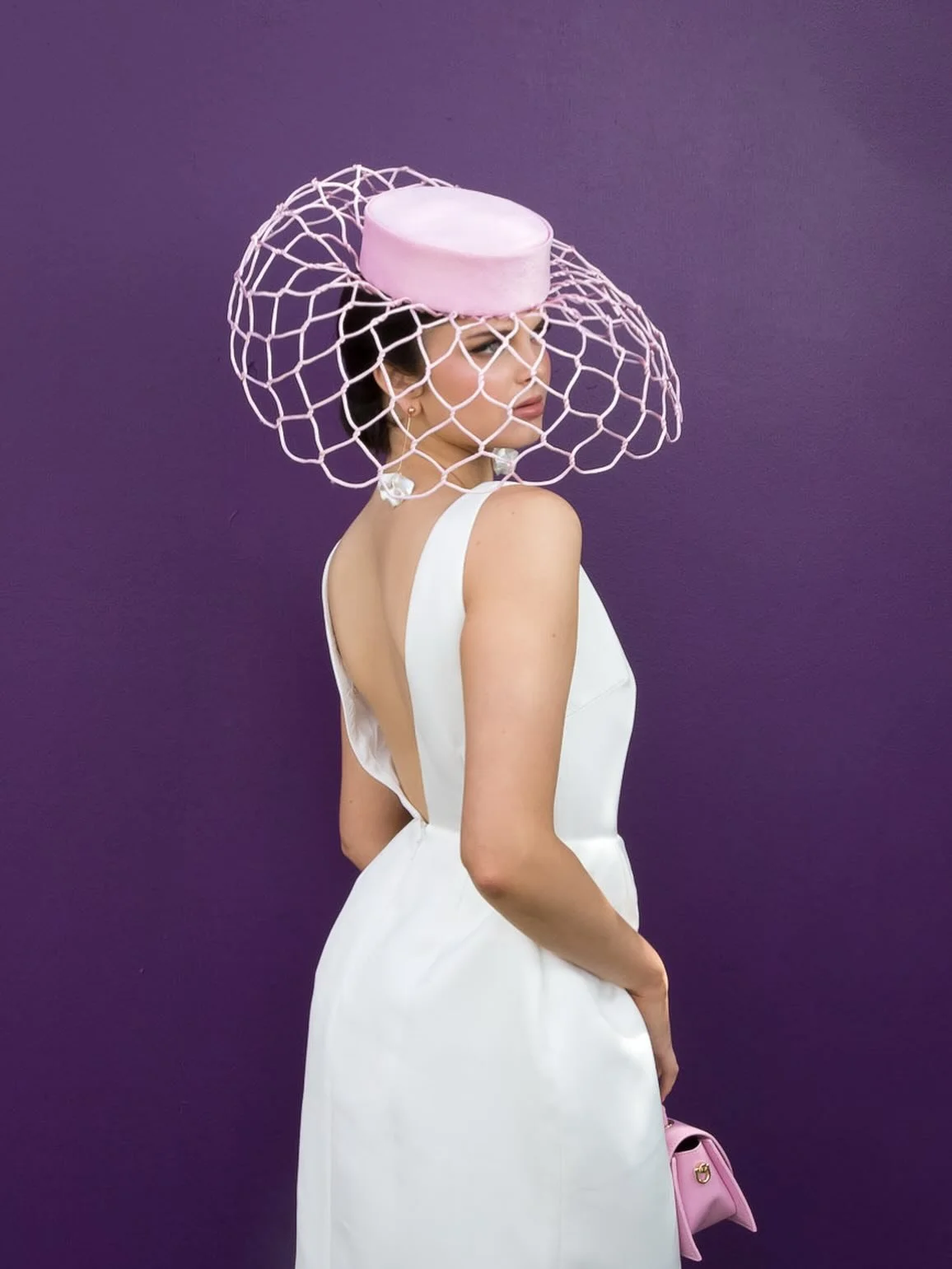 I adore this shot of my entry in the Lillian Frank AM MBE Millinery Award from @flemingtonvrc .

Of course when you work with ultimate professionals the result is magic.

Modelled by the very beautiful inside and out @scarlettjmaxwell 

Photography f