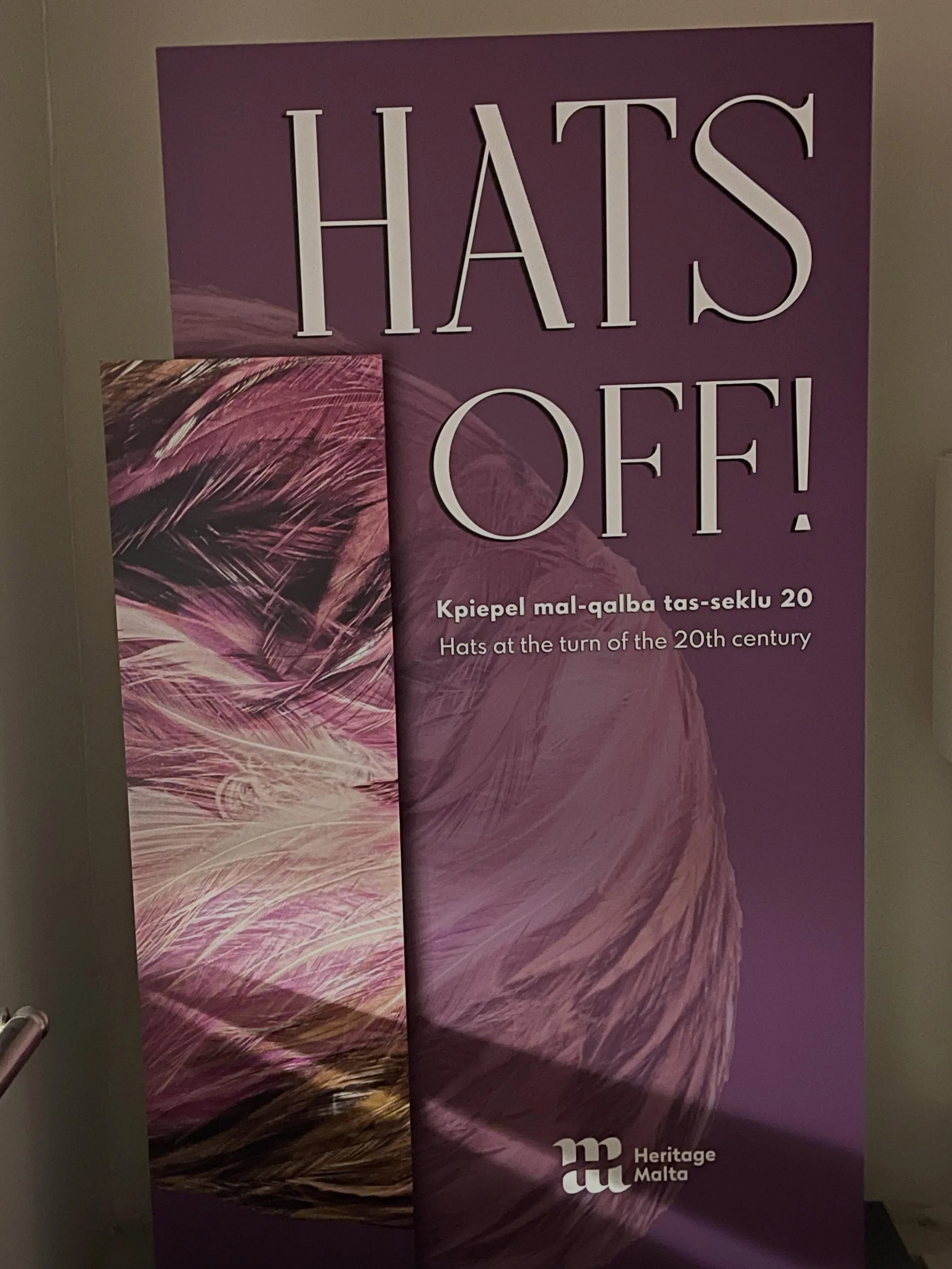 HAT&rsquo;S OFF in Malta. 

I was just looking up the classes for @millineryaustralia &ldquo;HAT&rsquo;S OFF to Ballarat Millinery Convention when I stumbled upon a mini millinery exhibition in Malta.

The universe works in mysterious ways and I know