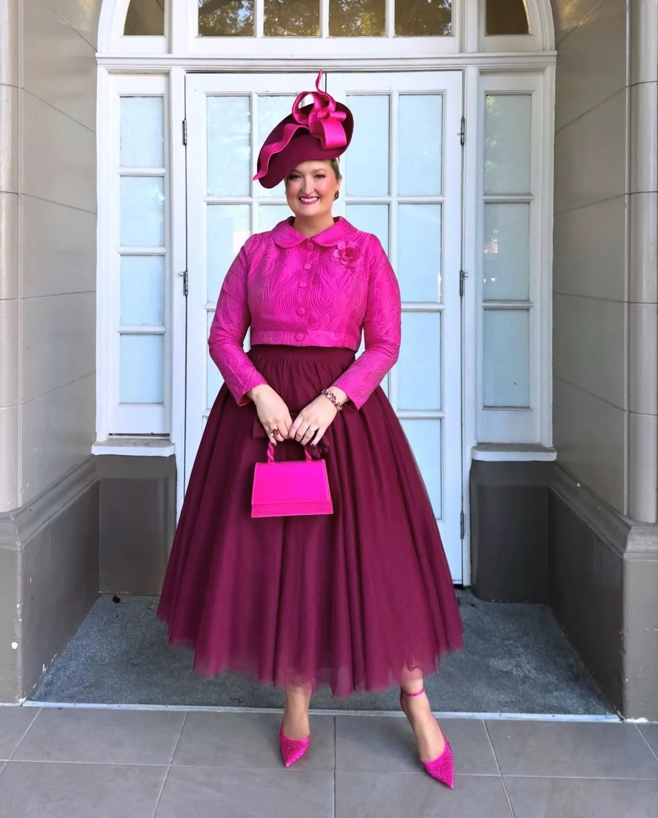 The delight you feel when you finally see the whole outfit&hellip; if only I could bottle it. 

A gorgeous look @nevadasdh . 

Knockout
