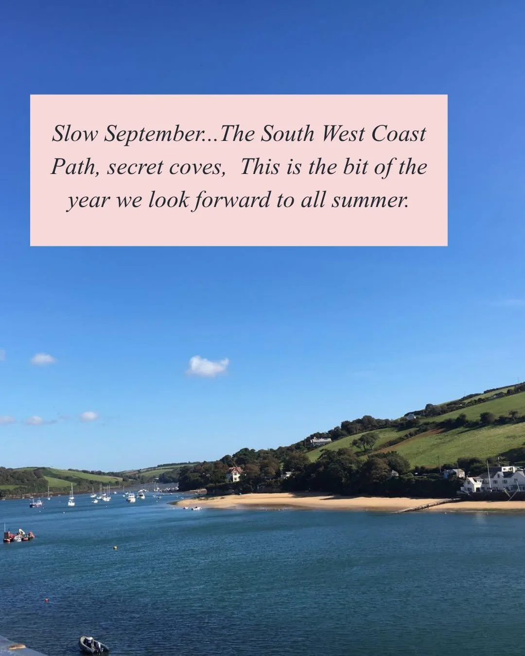 September. Dare we say it, is one of our favourite months in this corner of Devon.
The kids are back at school, the lanes empty out, and the beaches are practically yours again. The water is still warm from summer, but the crowds have gone home. If y