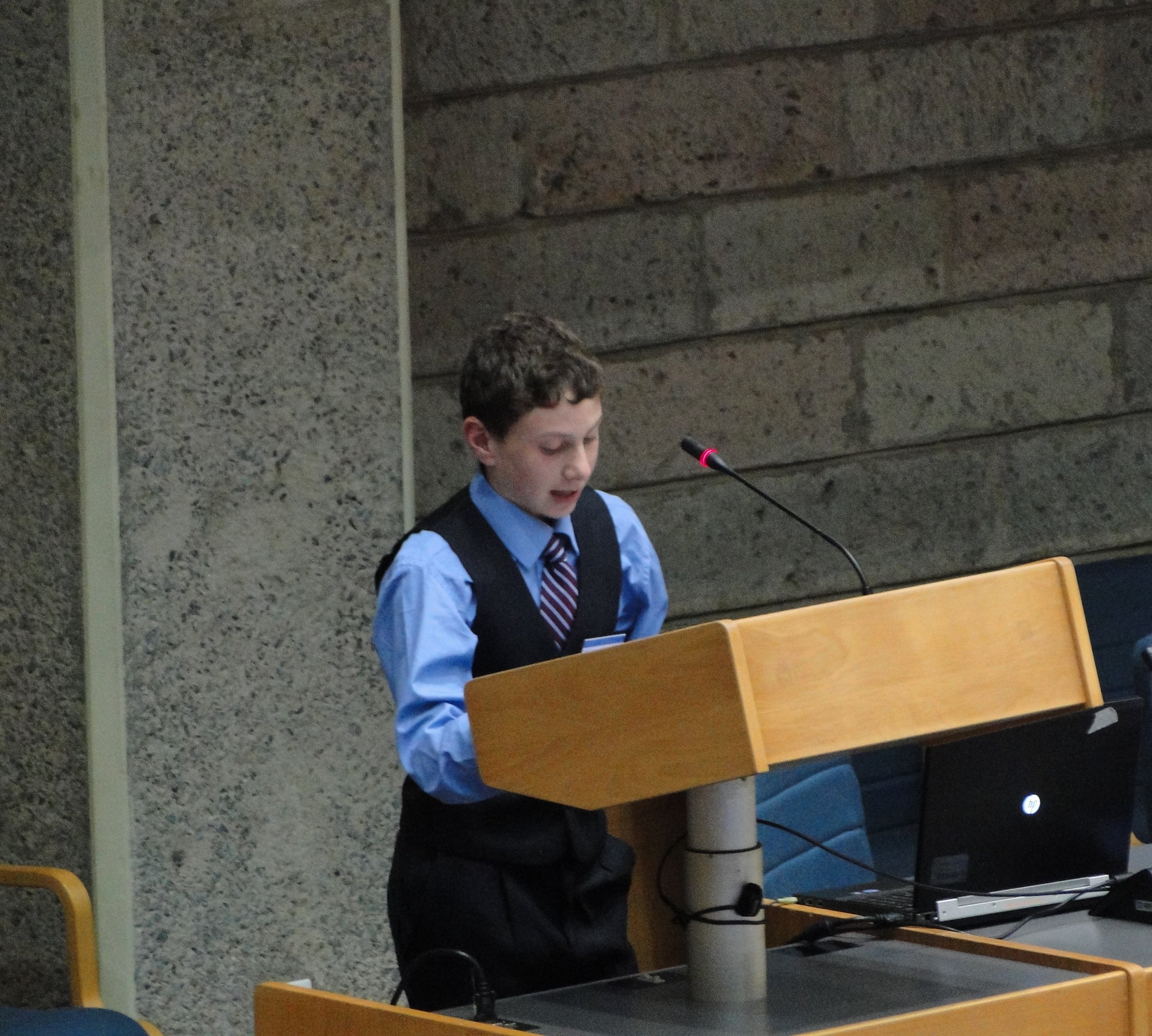 Eli Presenting at Model UN in Kenya