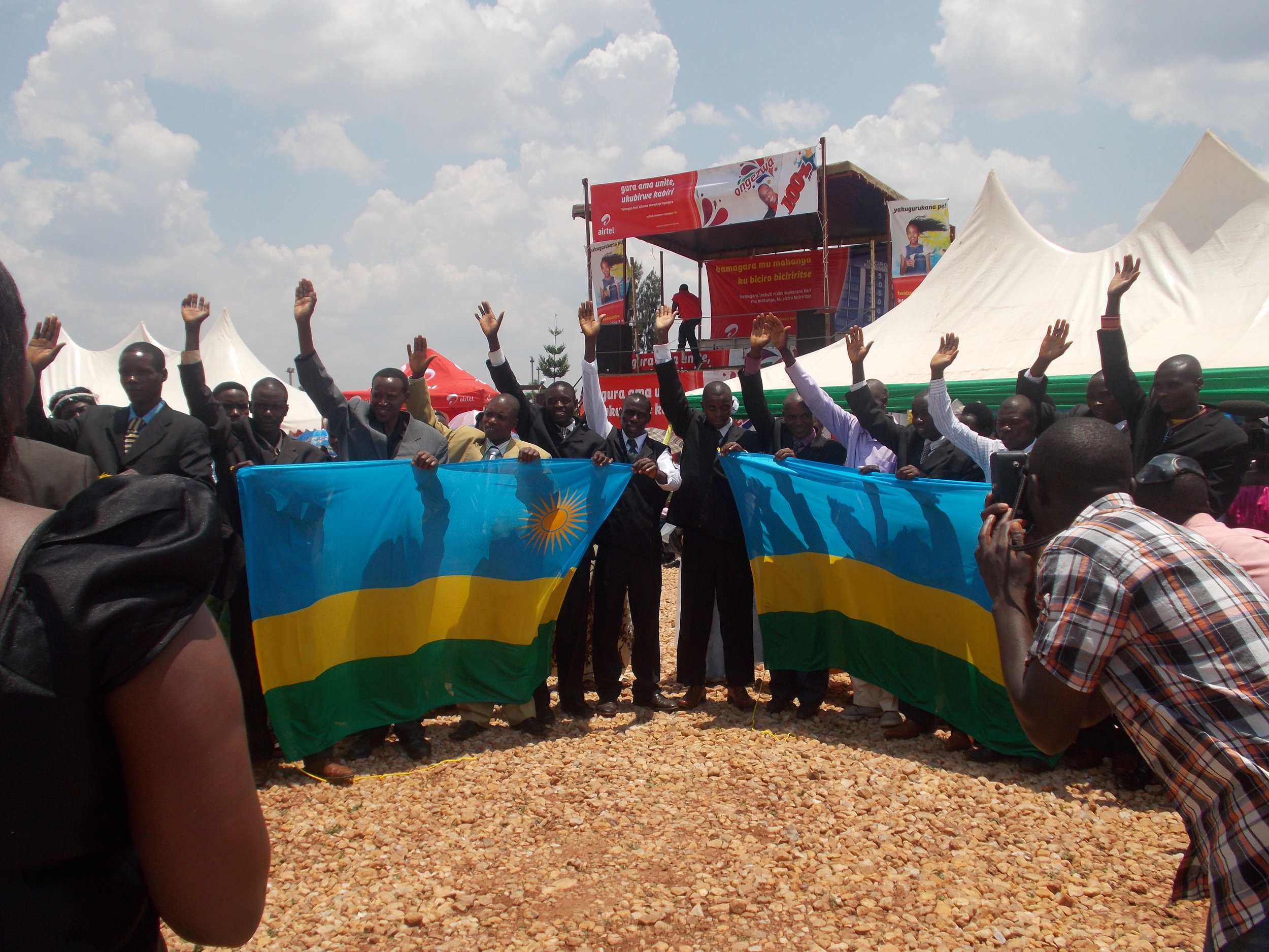 Mass wedding ceremony in Rwanda