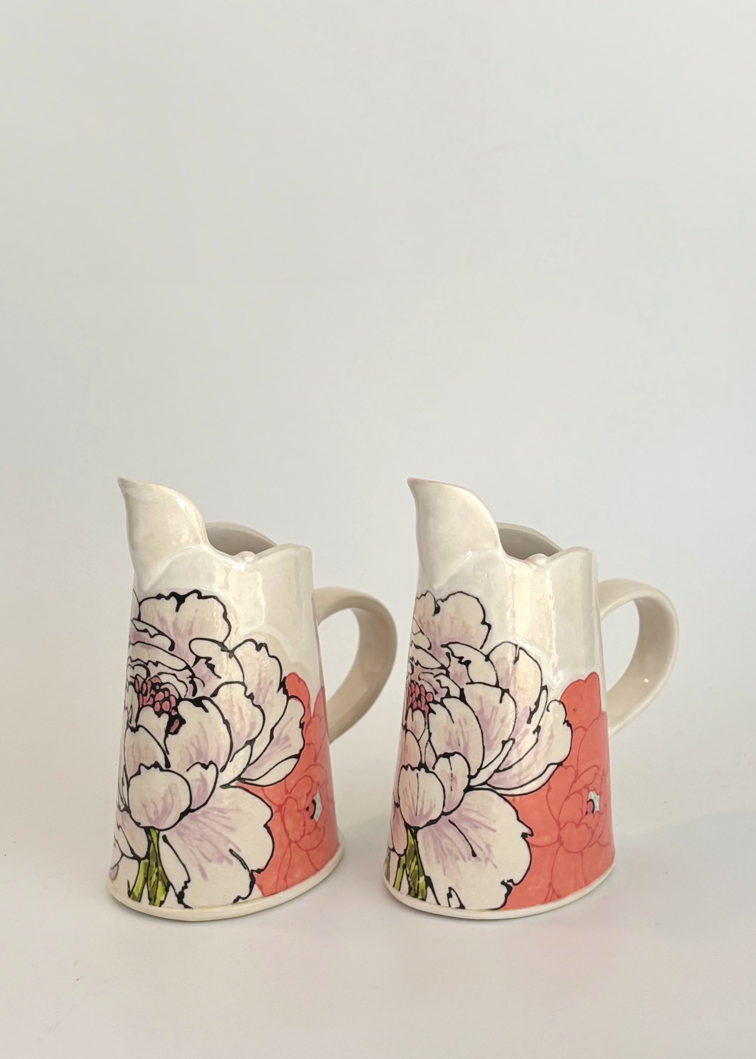 Pink Peony & Orange Poppy pitcher 2.jpeg