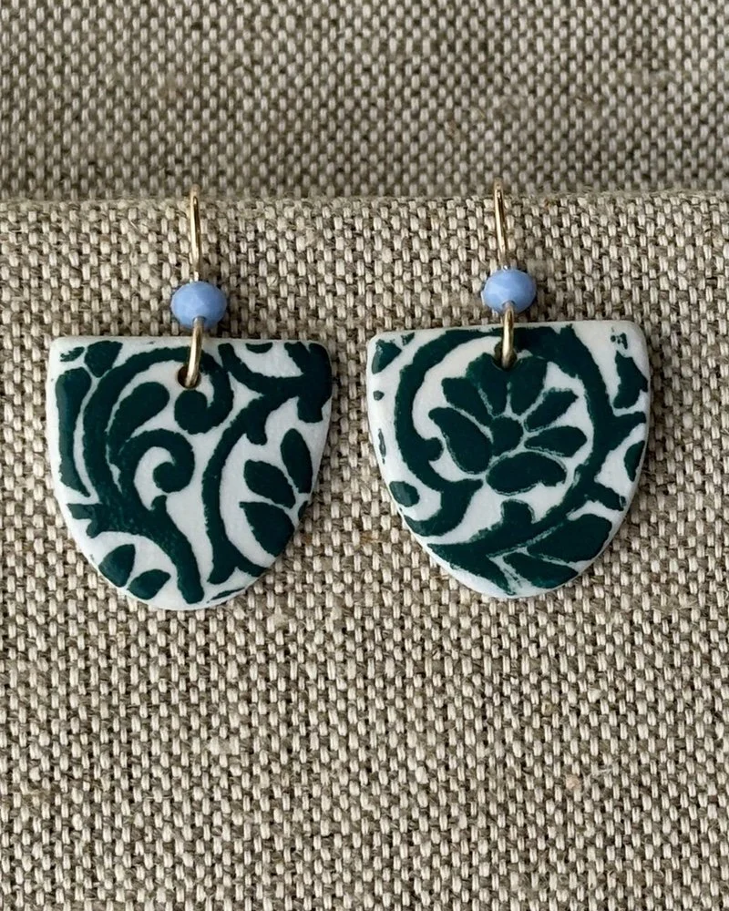 Paisley Print Earrings  |  Bluegrass