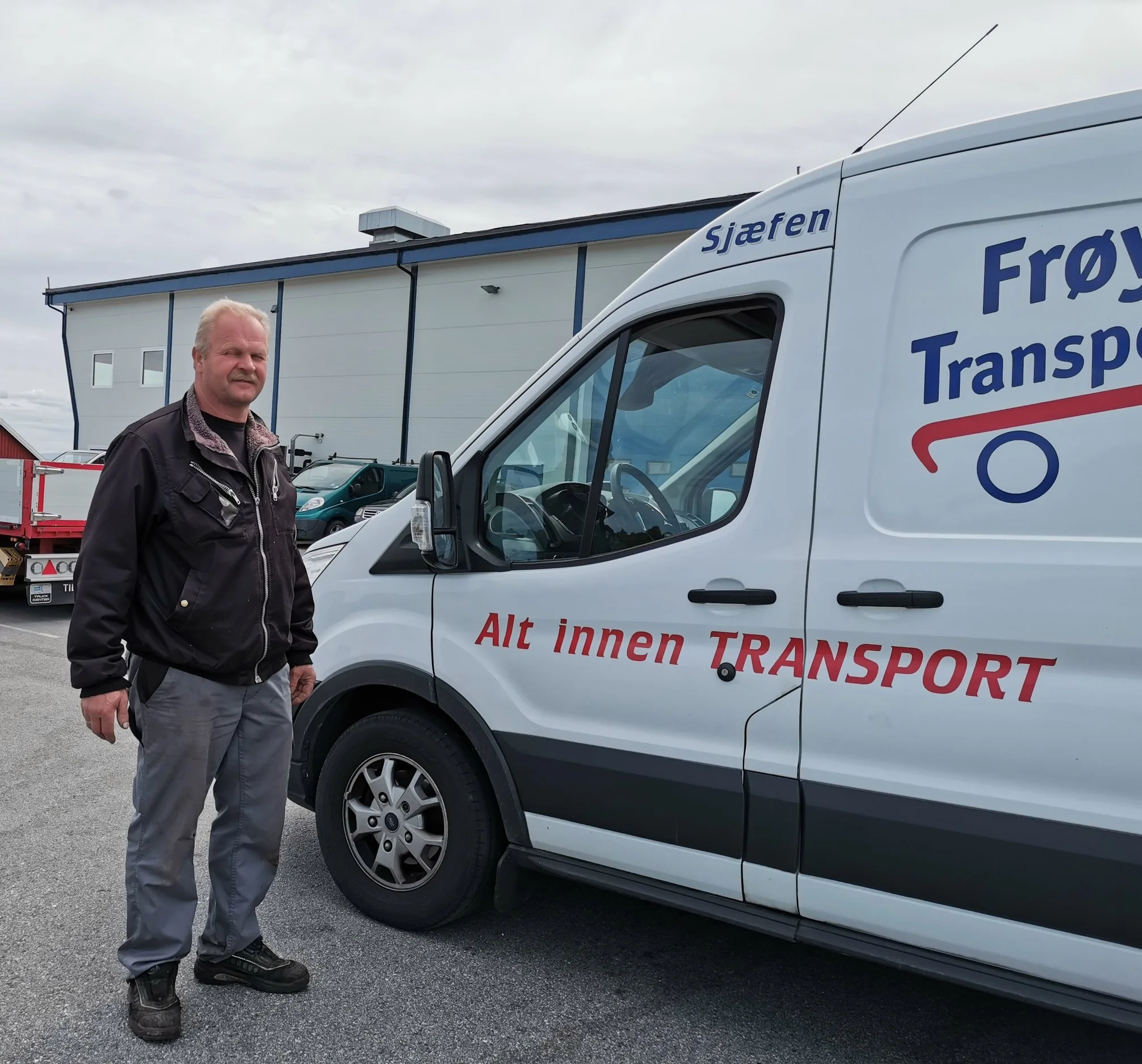 Stig Sæther er daglig leder av Frøya Transportsenter.