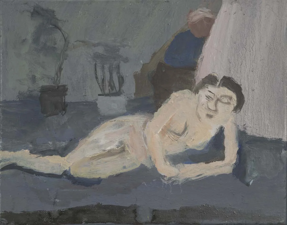 Nude with Two Plants, 2017