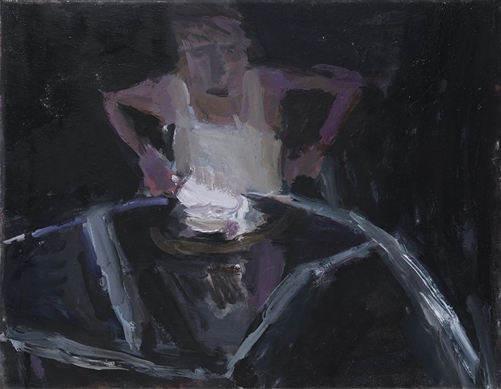 Man at a Table, 2016