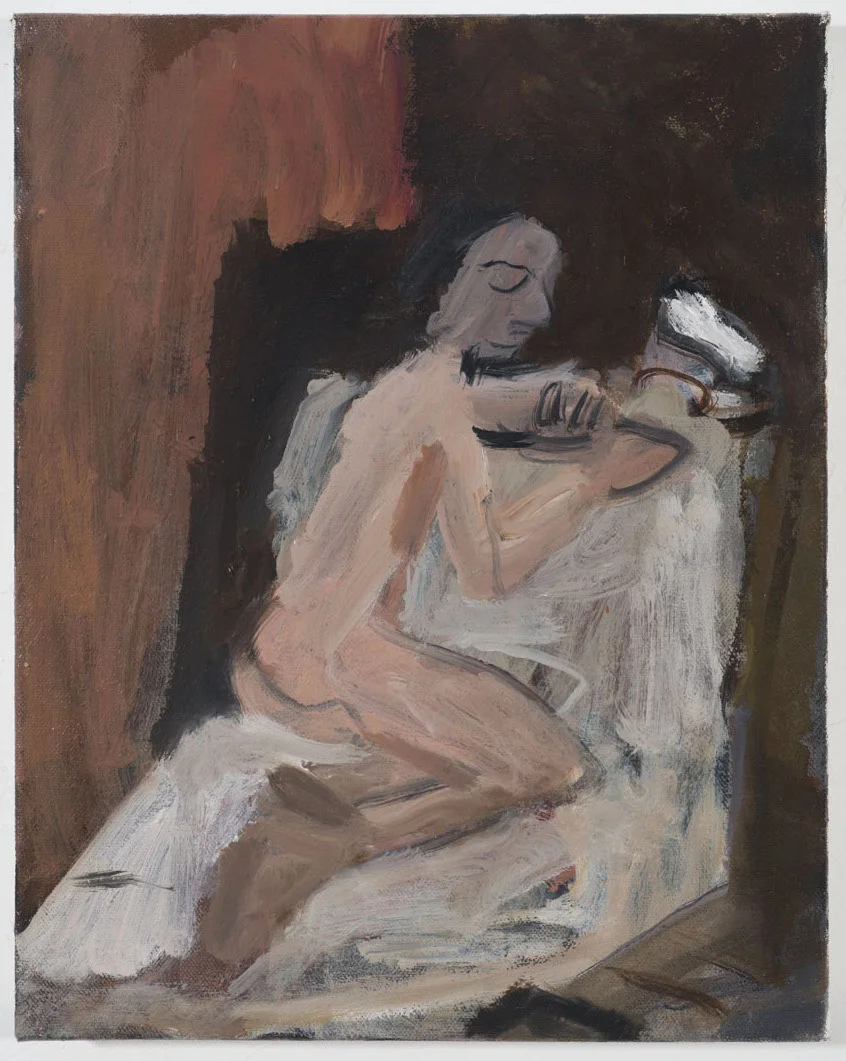 Woman Holding a Bird, 2014