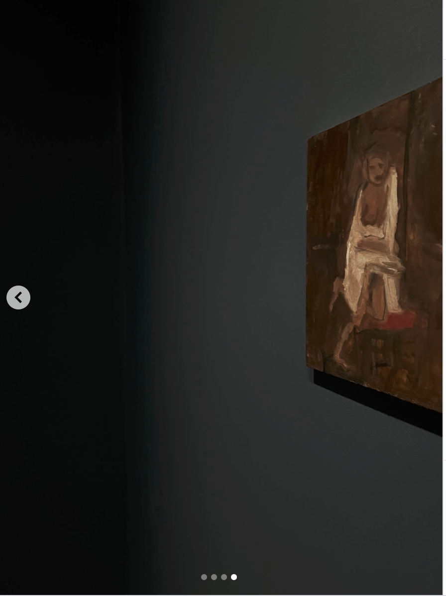 Nude with Red Chair (Installation shot)