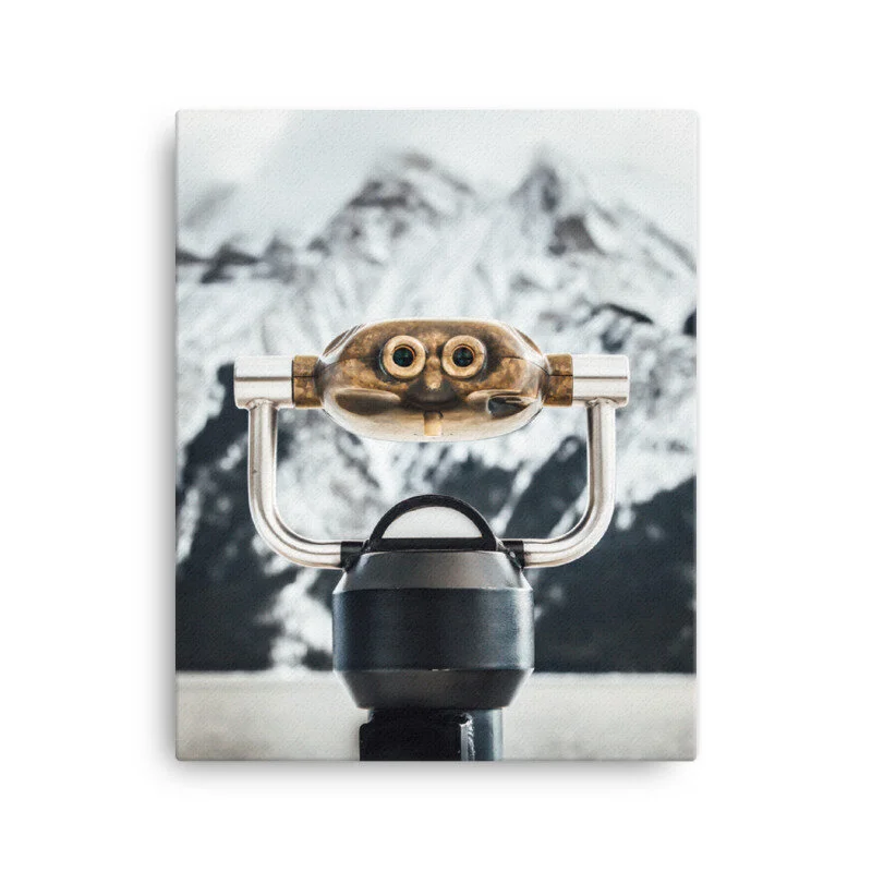 Lake Minnewanka View Point Canvas