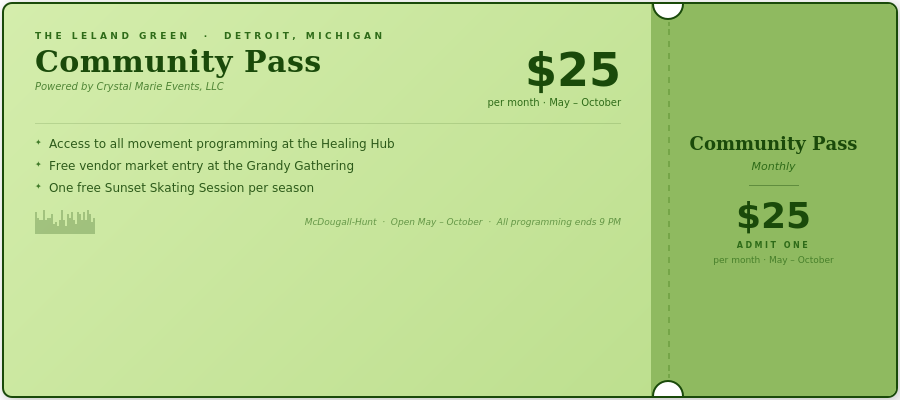 Monthly Community Pass