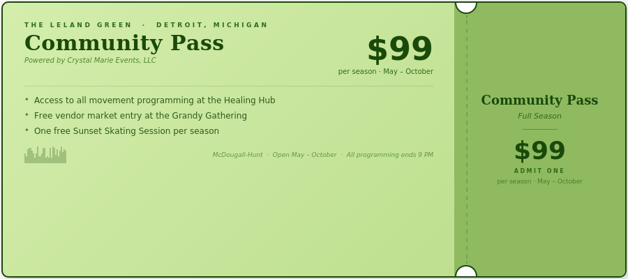 Seasonal Community Pass