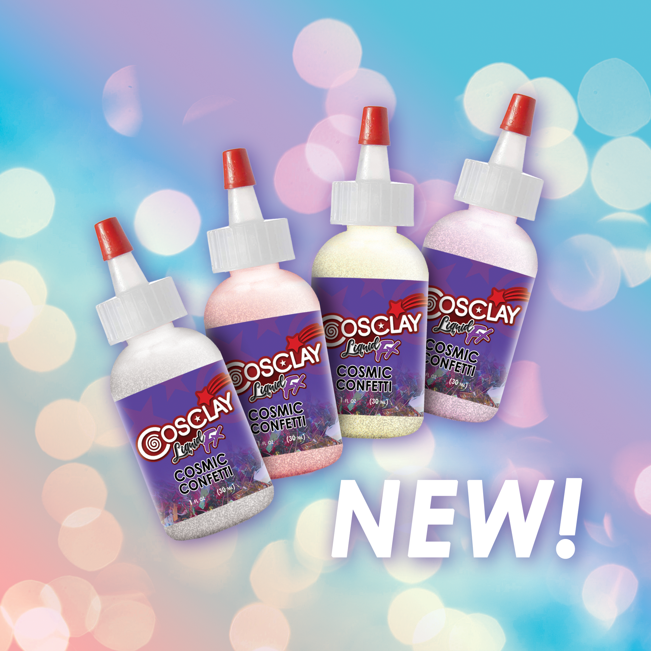 NEW: Cosclay Liquid FX Cosmic Confetti
