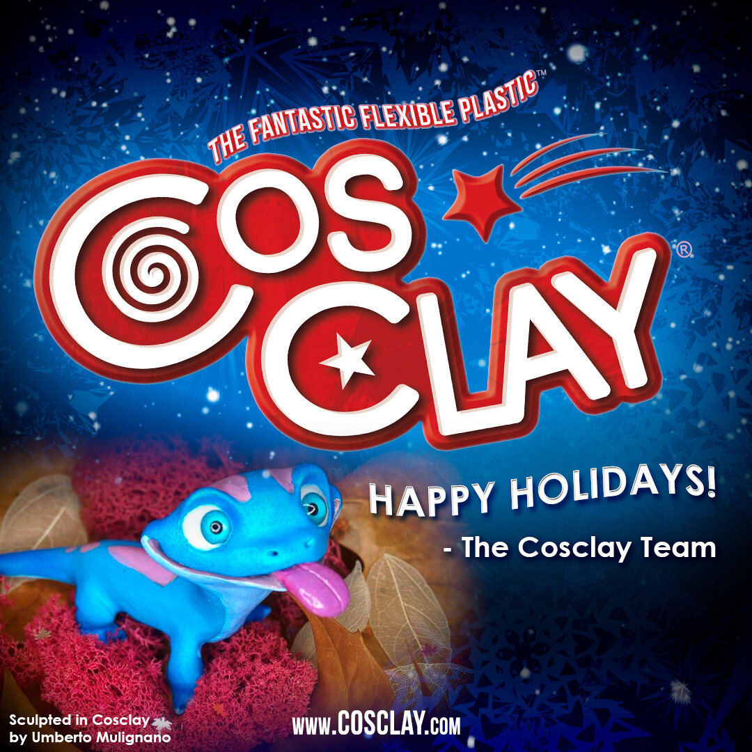 ❄️Hey Cosclayers!🎄

Hope you're all staying warm and cozy wherever the spirit of the season takes you this year! We will be closed from 12/25 and 01/01 for the holidays.
Crafted in Cosclay by @umarts_polymerclayartist 

#ILoveCosclay #creaturedesign