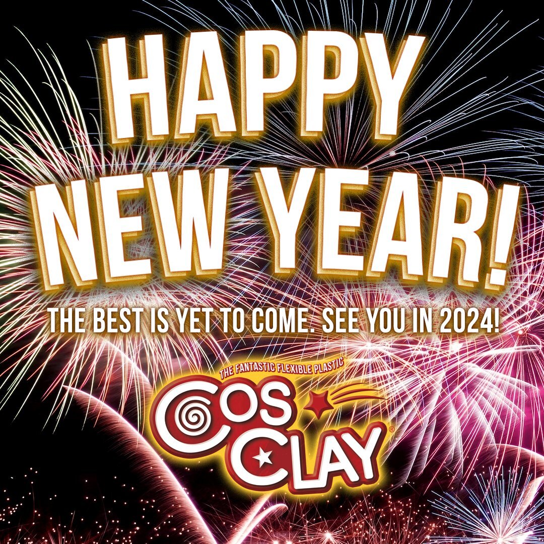 🎆Happy New Year Cosclayers of the World!🎉
Thank you for your continued support! We have so many exciting things to show you in the new year. The best is yet to come!~
🌟🌟🌟

#ILoveCosclay #cosclay #makeitbakeitflexit #polymerclay #flexibleclay #ov