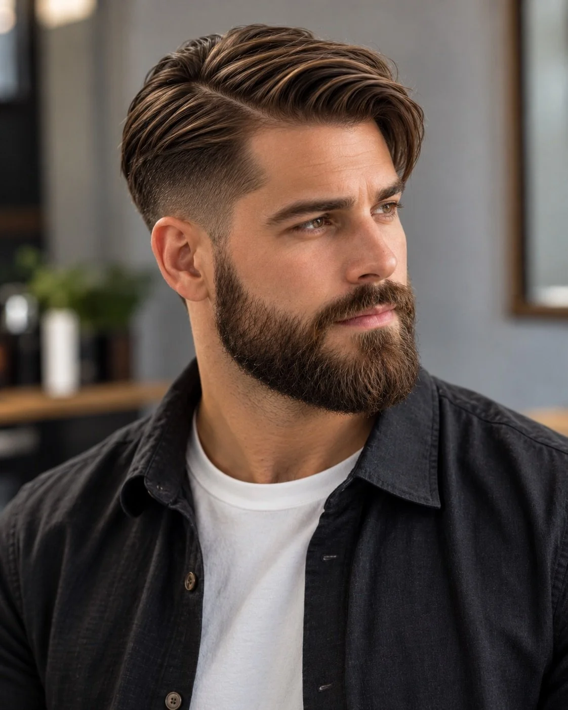 Side Part or Side-Swept Style