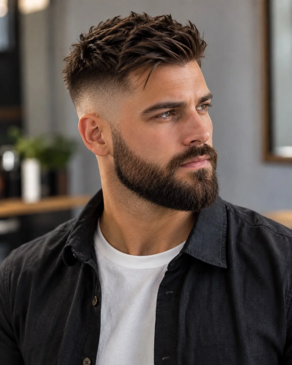 Skin Fade With a Textured Top