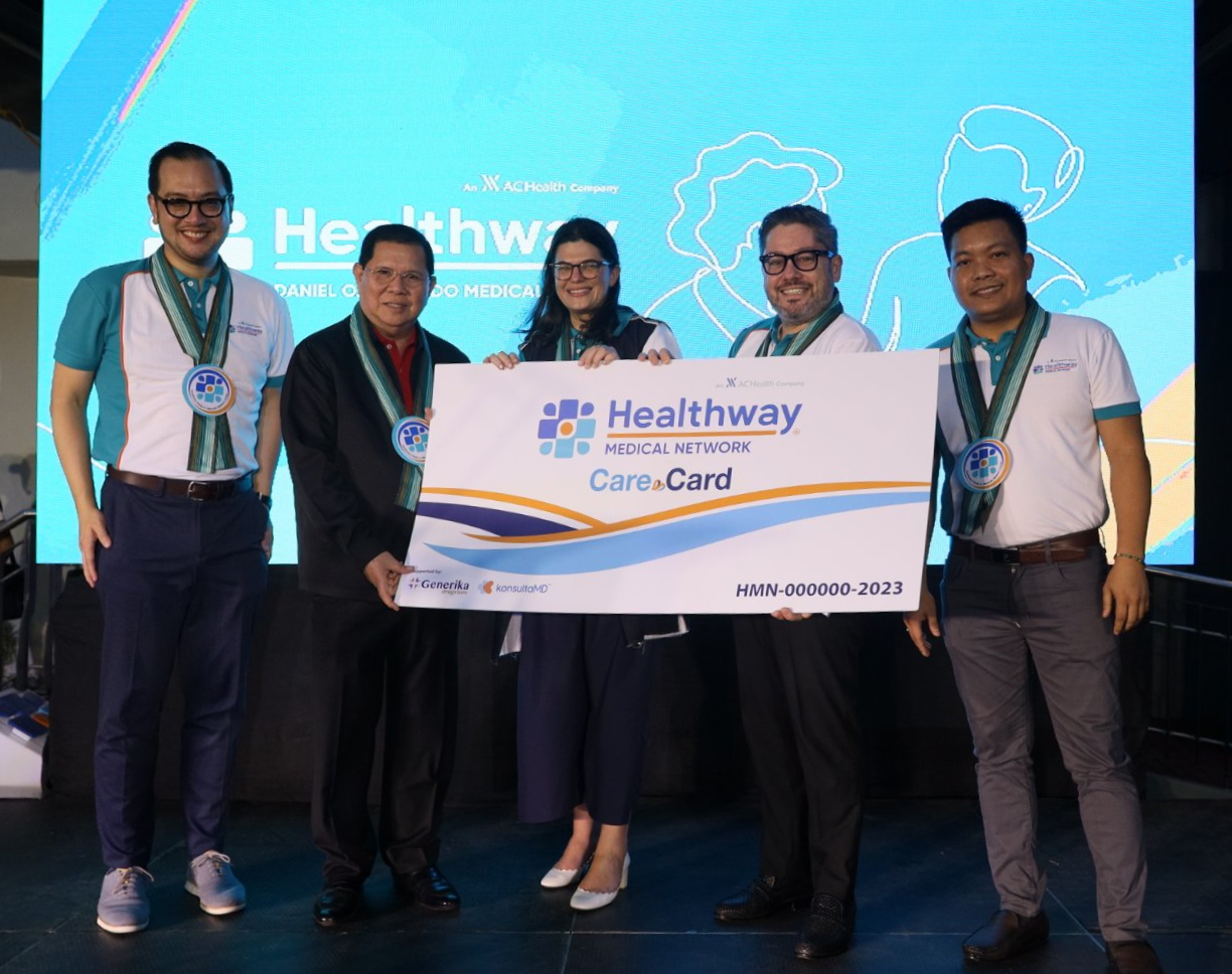   From L-R: AC Health President and Chief Executive Officer Mr. Paolo Borromeo, Tanauan City Mayor Sonny Perez Collantes, Bank of the Philippine Islands (BPI) Senior Vice President and AC Health Board Director Ms. Mariana Zobel de Ayala, Ayala Corporation Managing Director and Corporate Resources Group Head Mr. Francisco ‘Paco’ Romero Milán, and Healthway Daniel O. Mercado Medical Center Chief Operating Officer Mr. Edwin Magsino  
