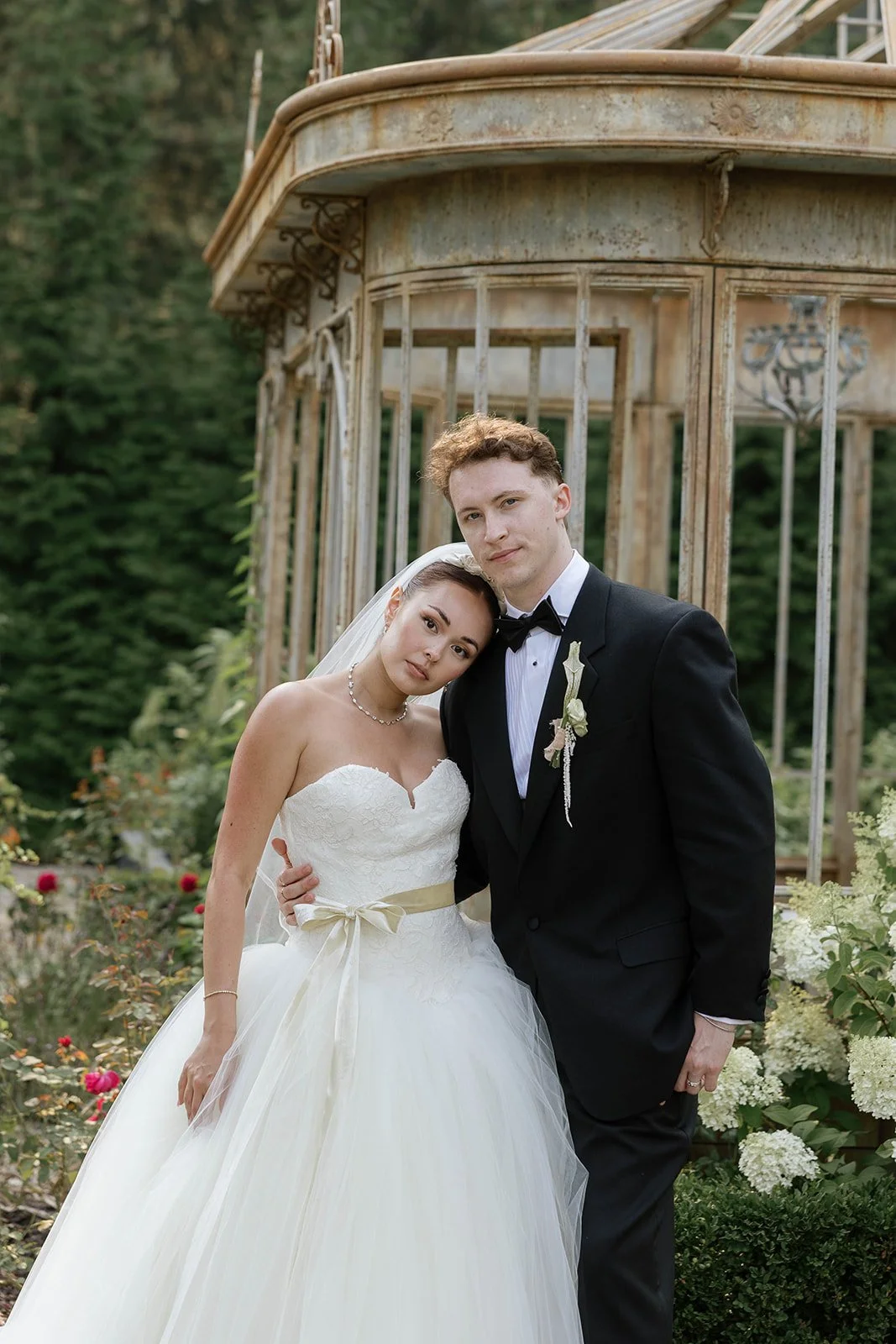 Black tie wedding near Chicago