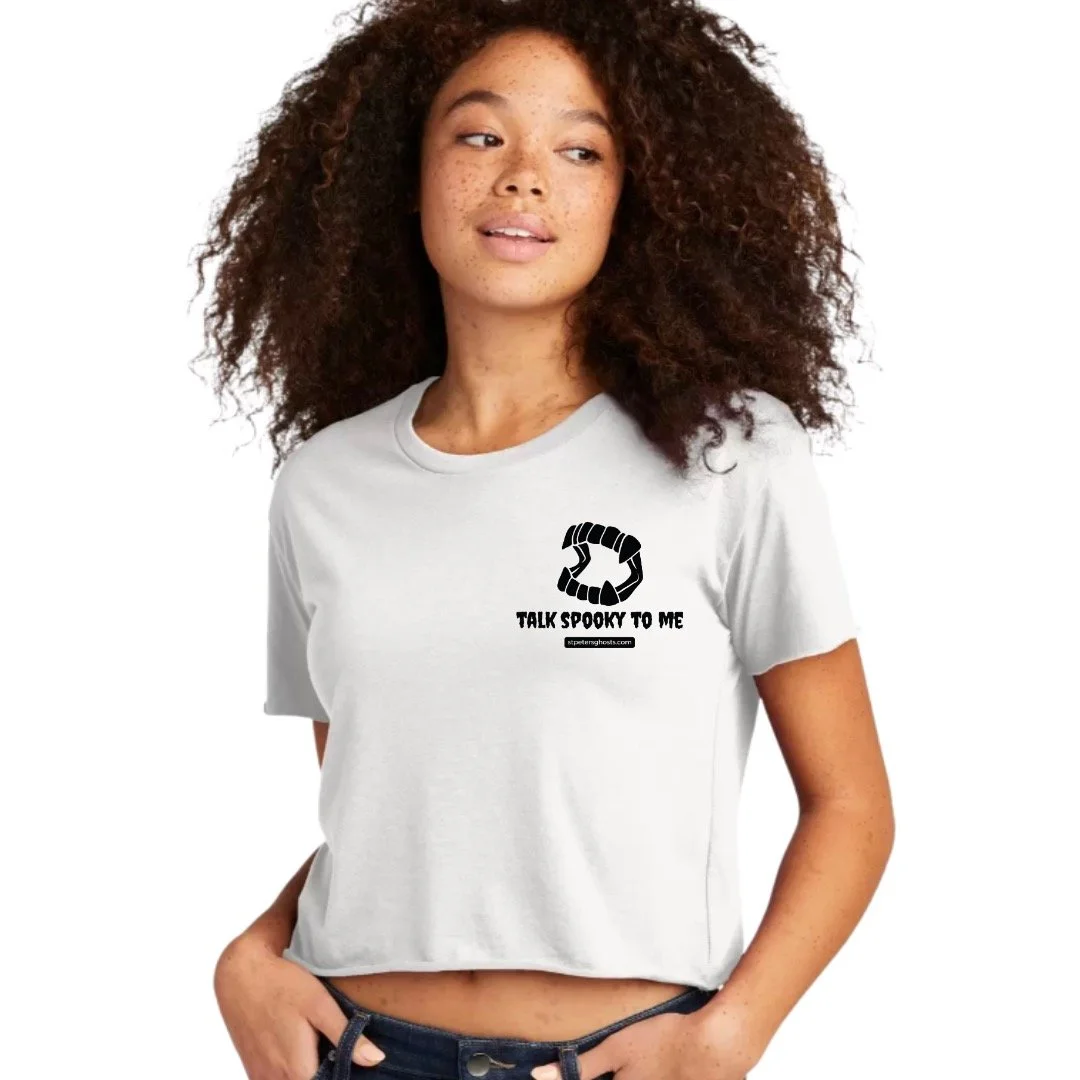 Talk Spooky Cropped Tee