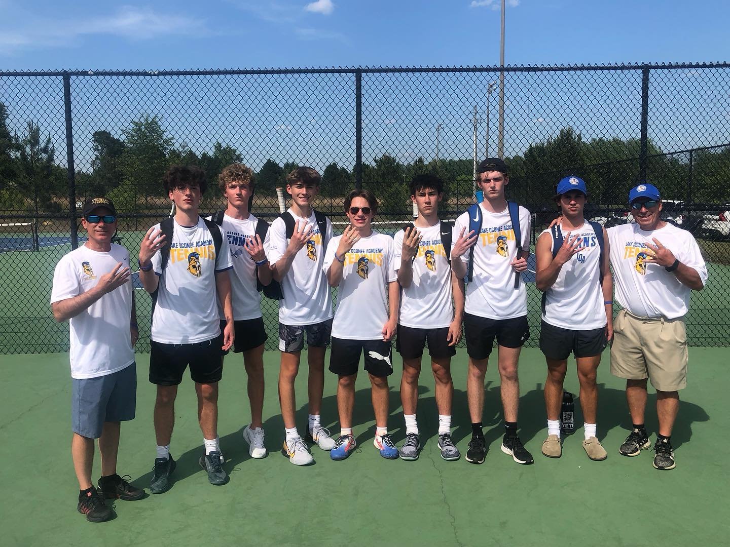 LOA boys tennis is Final Four bound!  Great win today over Telfair County.  Hard work pays off!  ONETitan