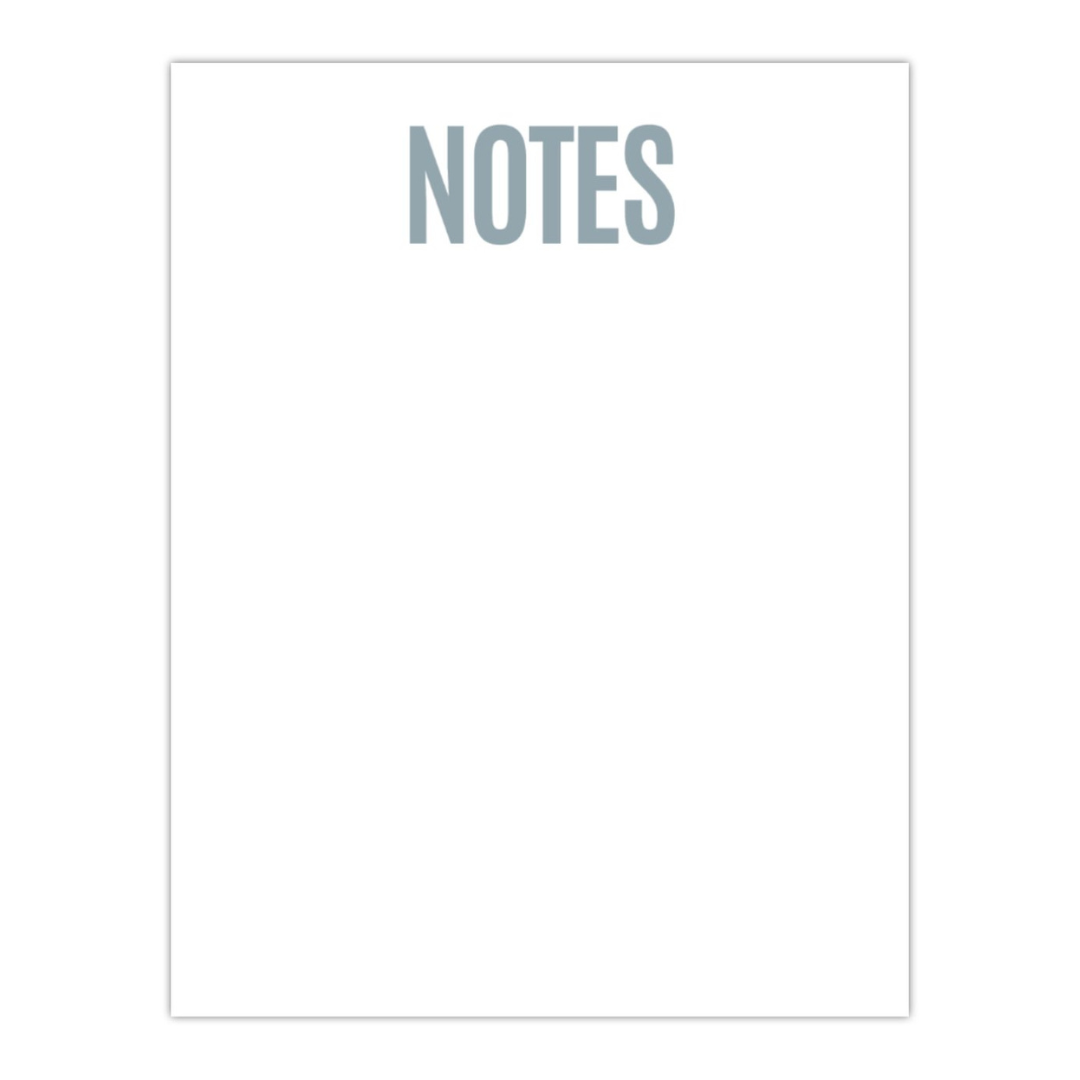 Large Notes Notepad (Sage)