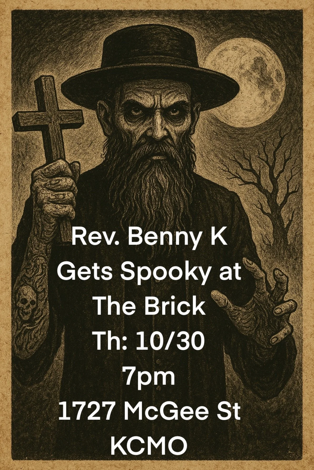 Celebrate  Brick 26th Bday with Rev Benny K and 1999 drink prices