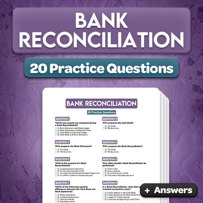 Bank Reconciliation Practice Questions