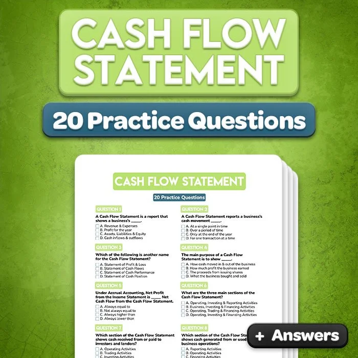 Cash Flow Statement Practice Questions