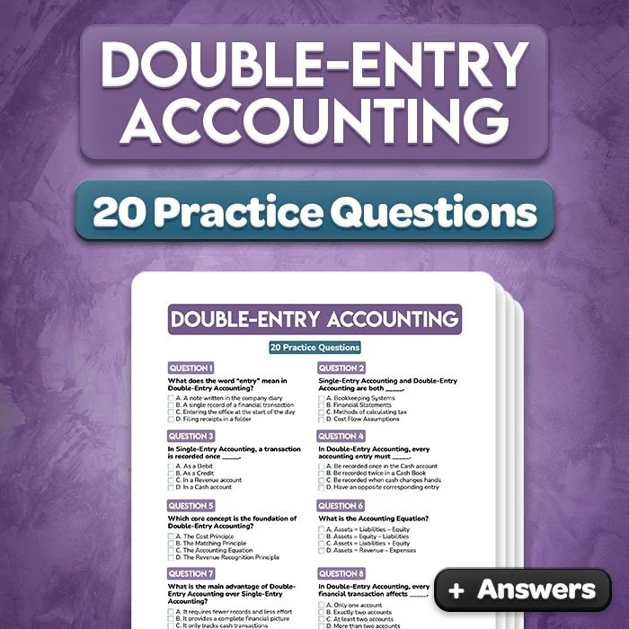 Double-Entry Accounting Practice Questions