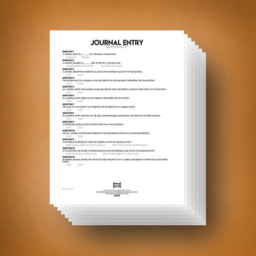 Journal Entry Practice Quiz — Accounting Stuff