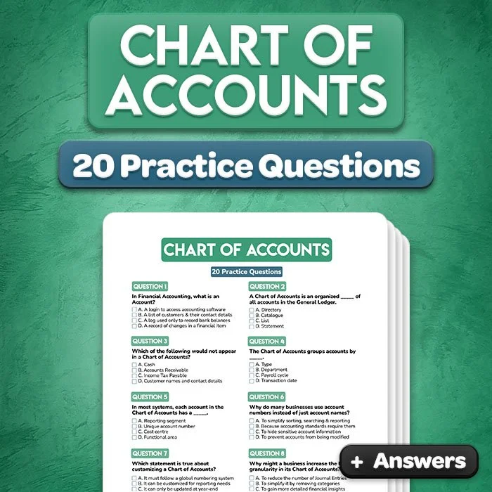 Chart of Accounts Practice Questions