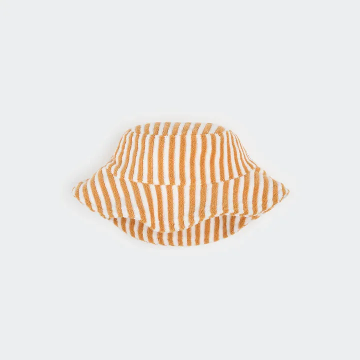 Knit Yellow Gold Stripe Hat