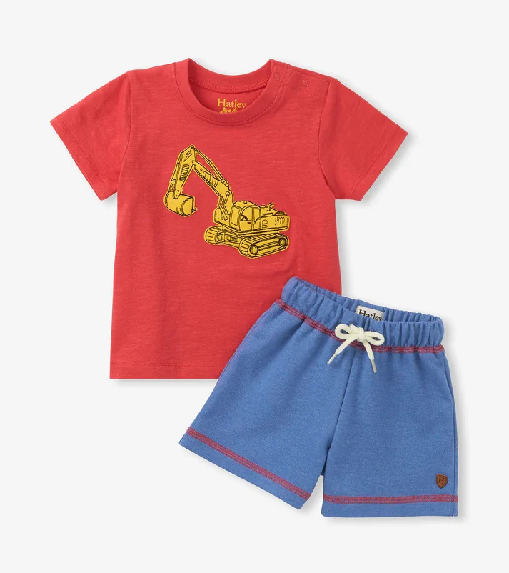 Digger T-Shirt & Shorts Set