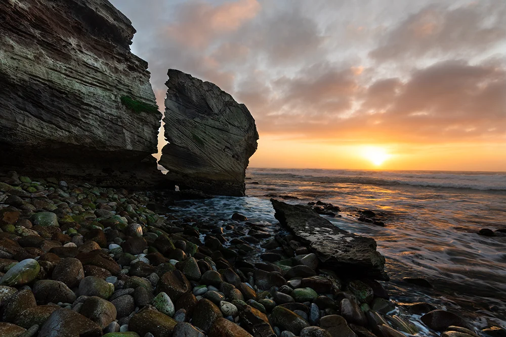 Arniston Rockface at Sunrise