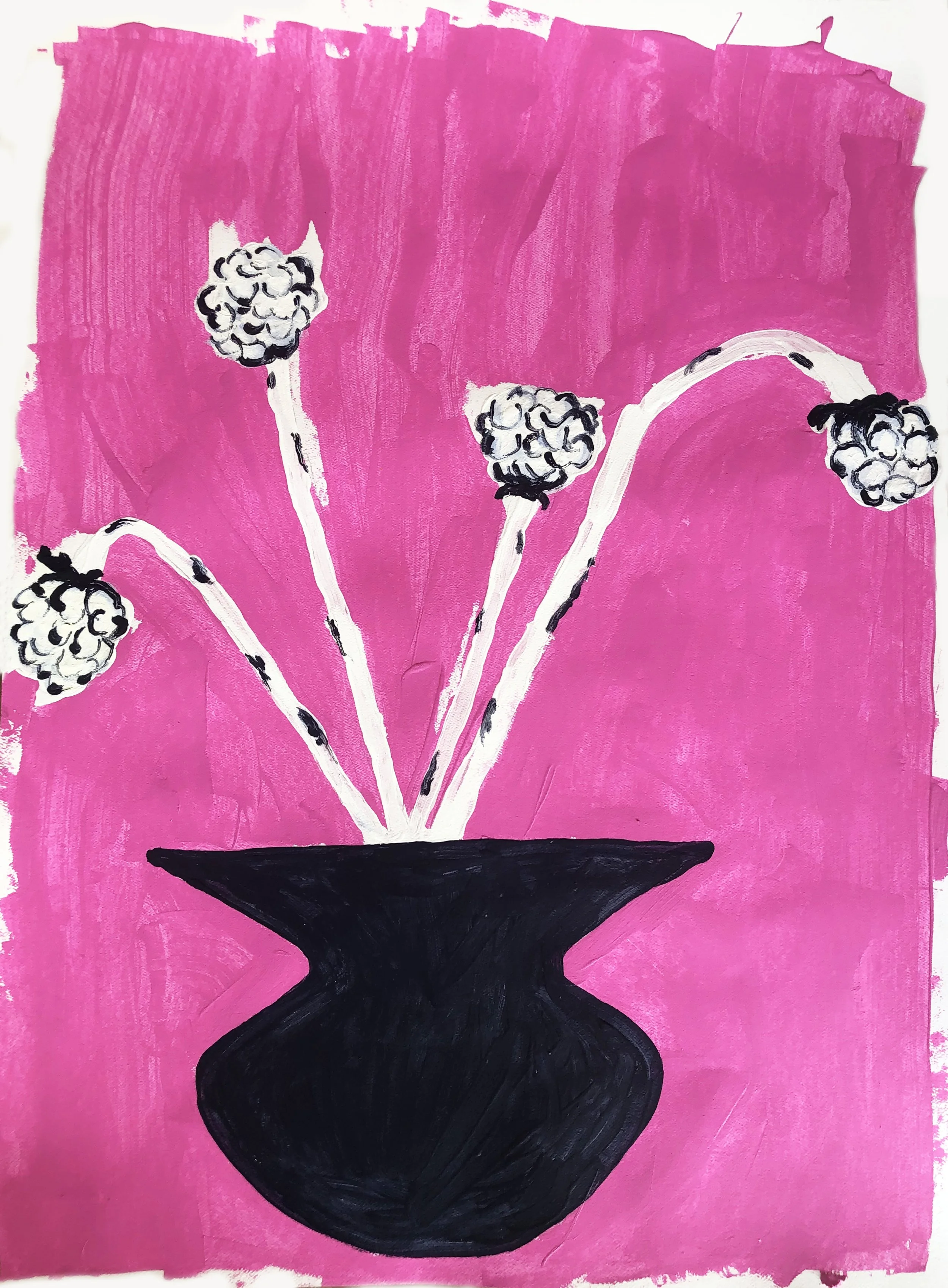 pink bkgd with black pot and white flowers.jpg