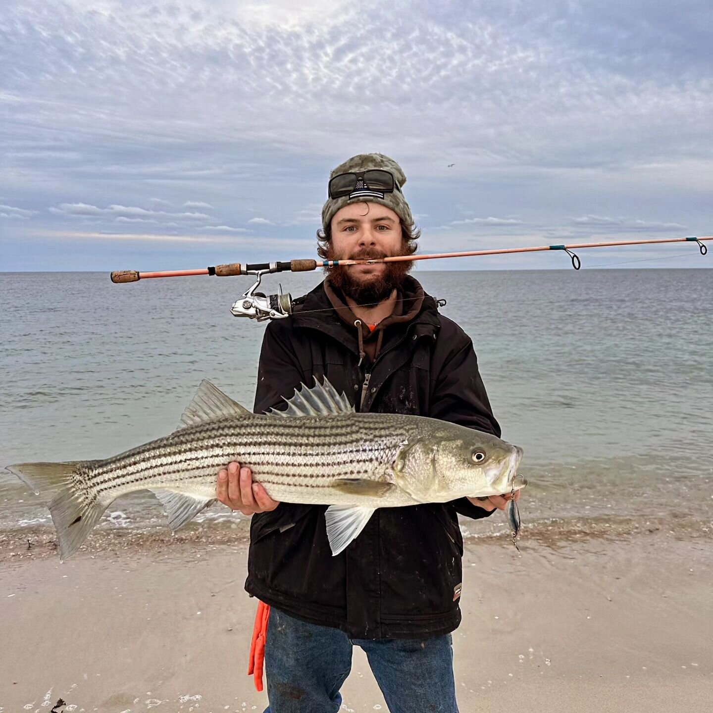 Shawn's spooktacular Halloween bass! Get out there while the gettin's  good! 

#SportsPortOldSalt
#familyowned #buylocal

&bull;

&bull;

&bull;

&bull;

&bull;

#fishingcapecod #surfcasting #shorefishing #fishing #saltwaterfishing #capecodliving #ca