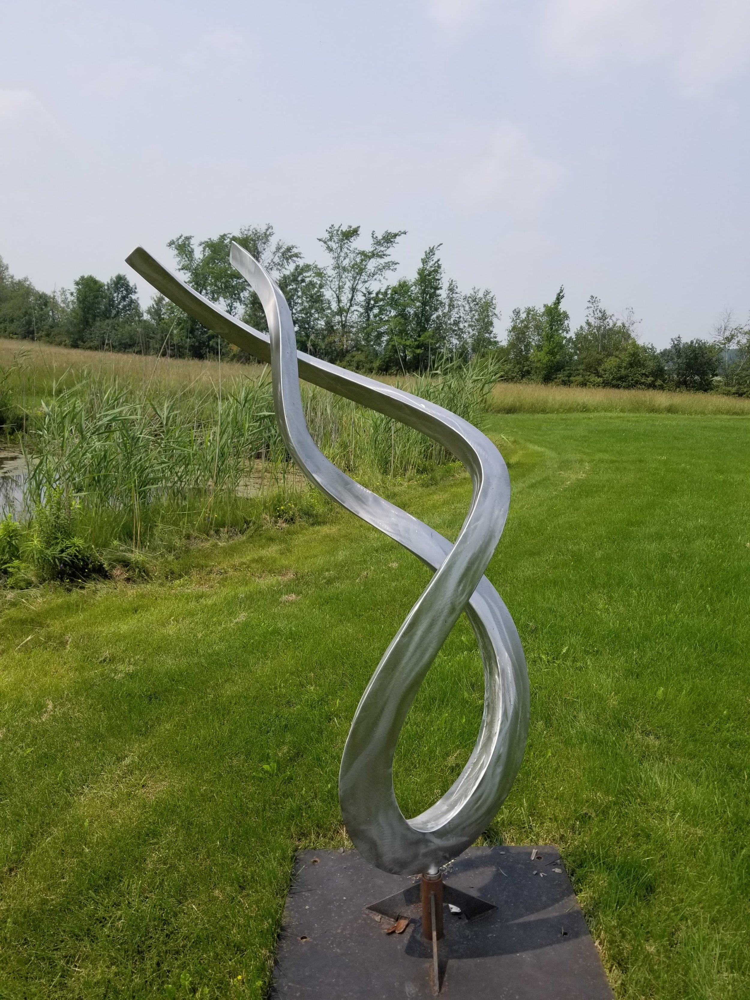 ”Edification” Stainless Steel 72”x42”x19” $15,000