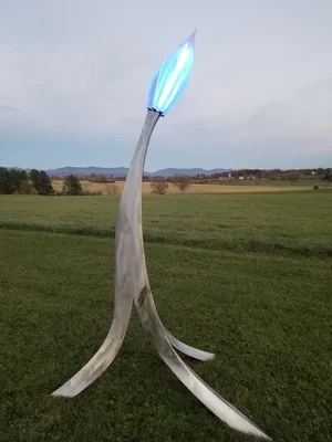 Liberty Stainless steel, 3d printed PETG, RGBW LED lights 99” x 60” x 34” $25,000