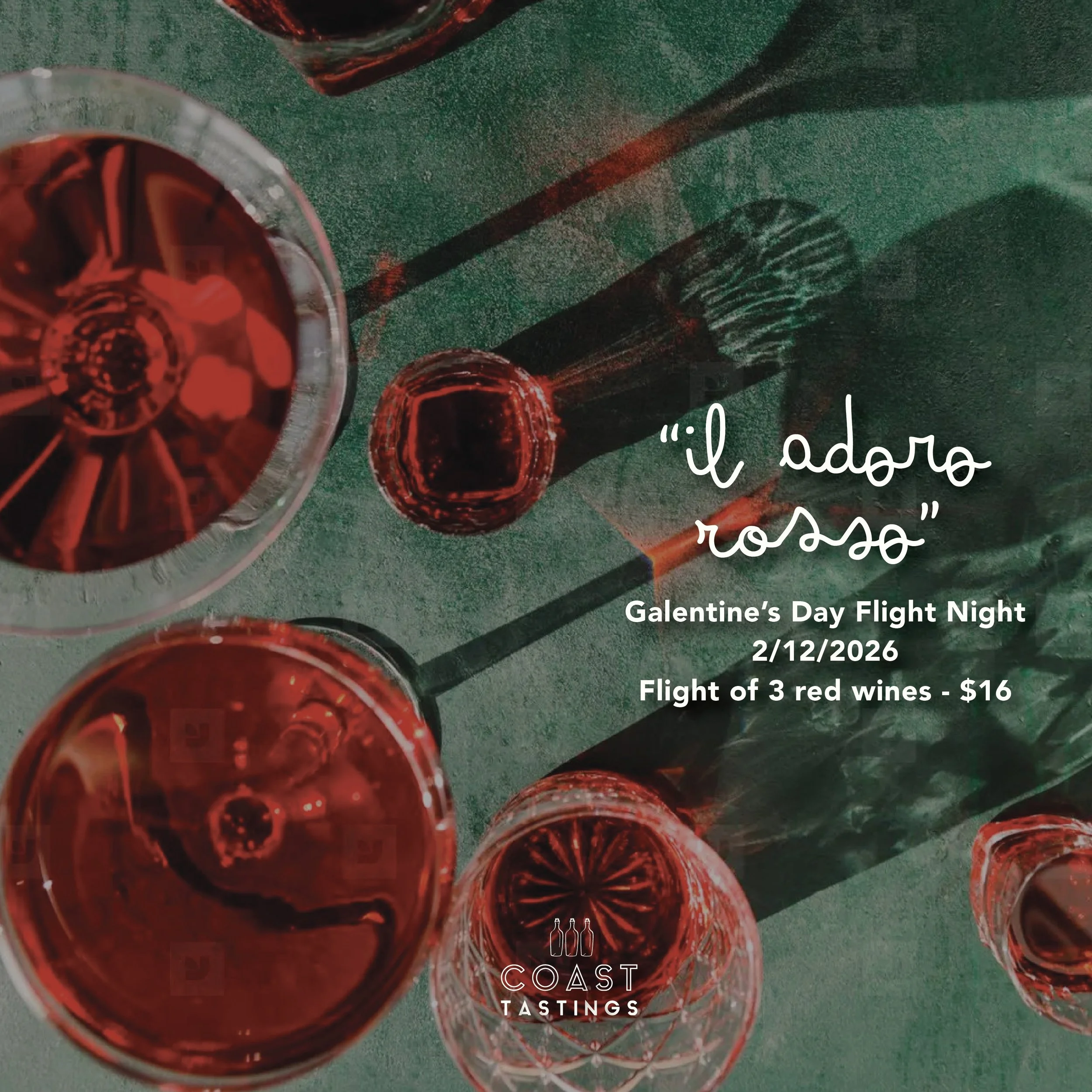 "il adoro rosso" - Galentine's Day FLIGHT NIGHT