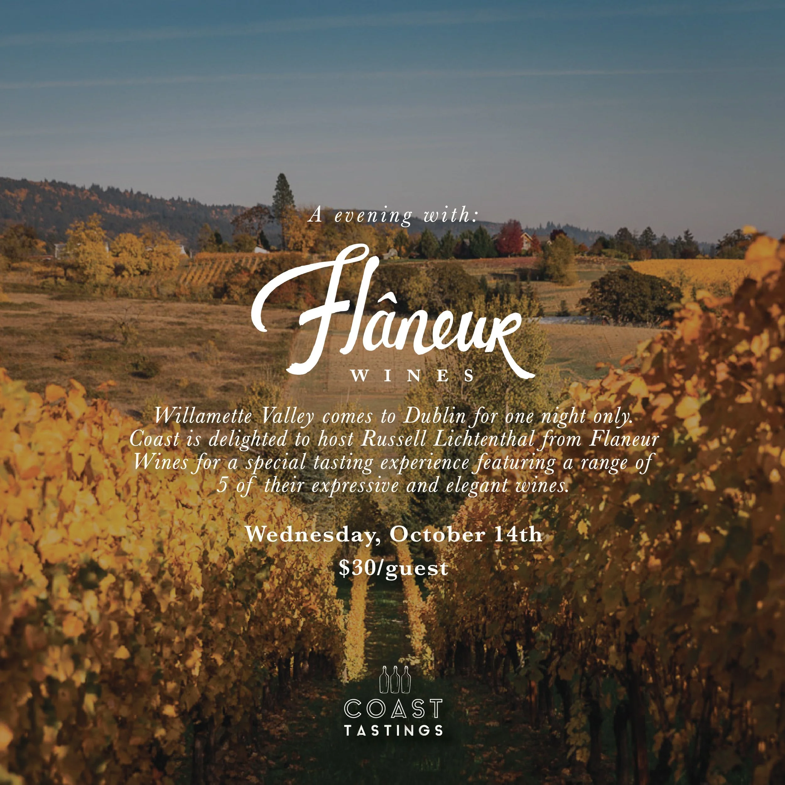 An Evening with Flaneur Wines